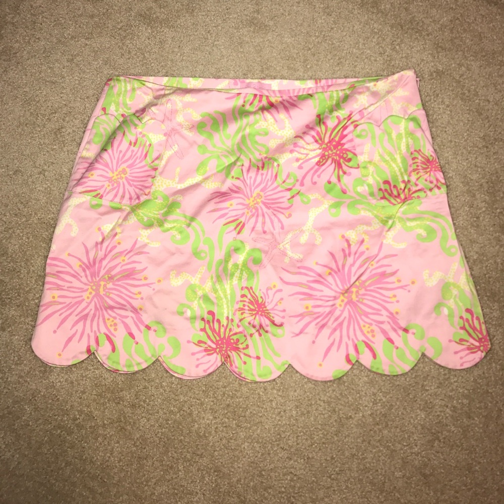 Lilly Pulitzer scalloped Skort 12